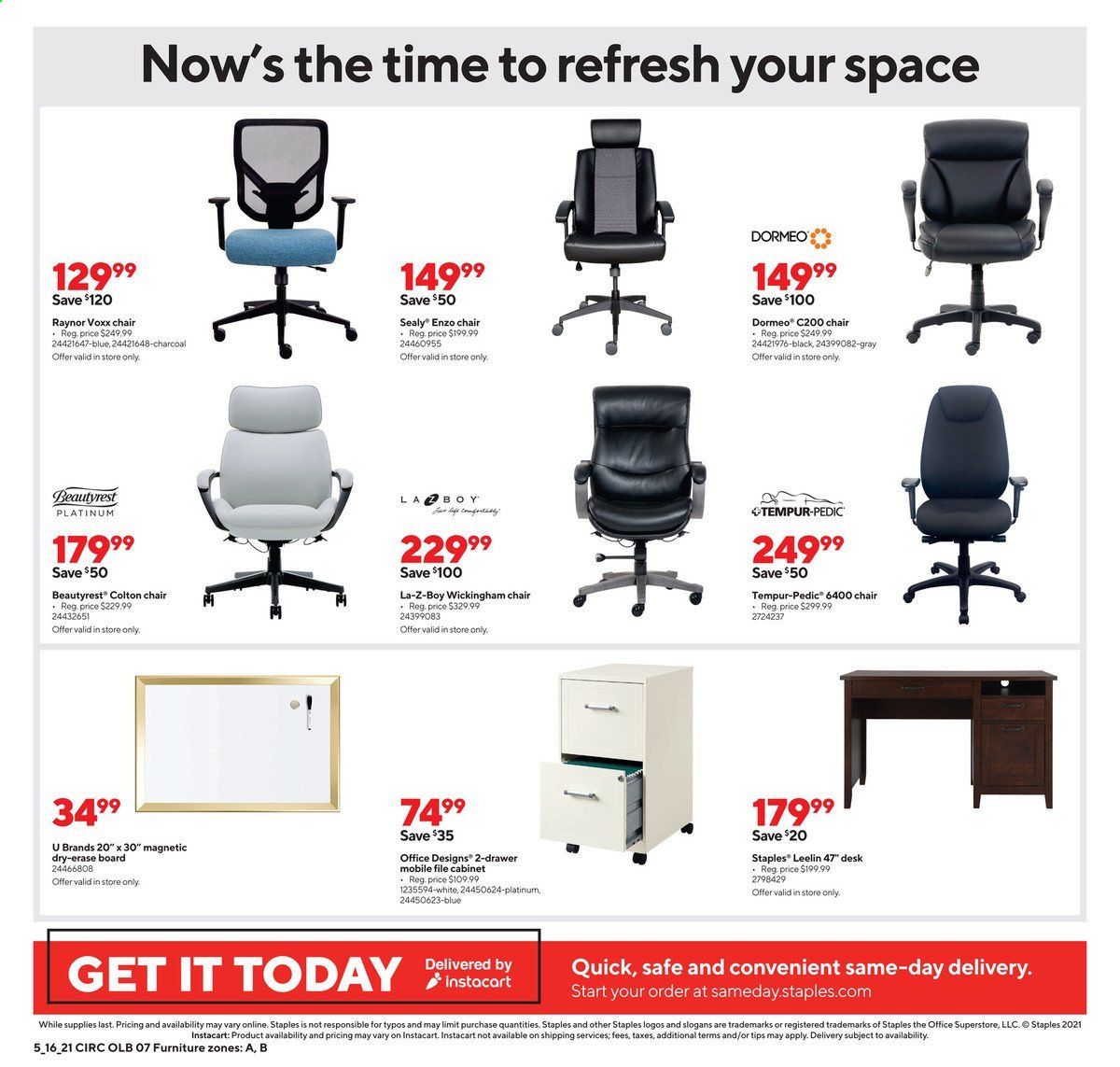Staples Weekly Ad Flyer May 16 to May 22