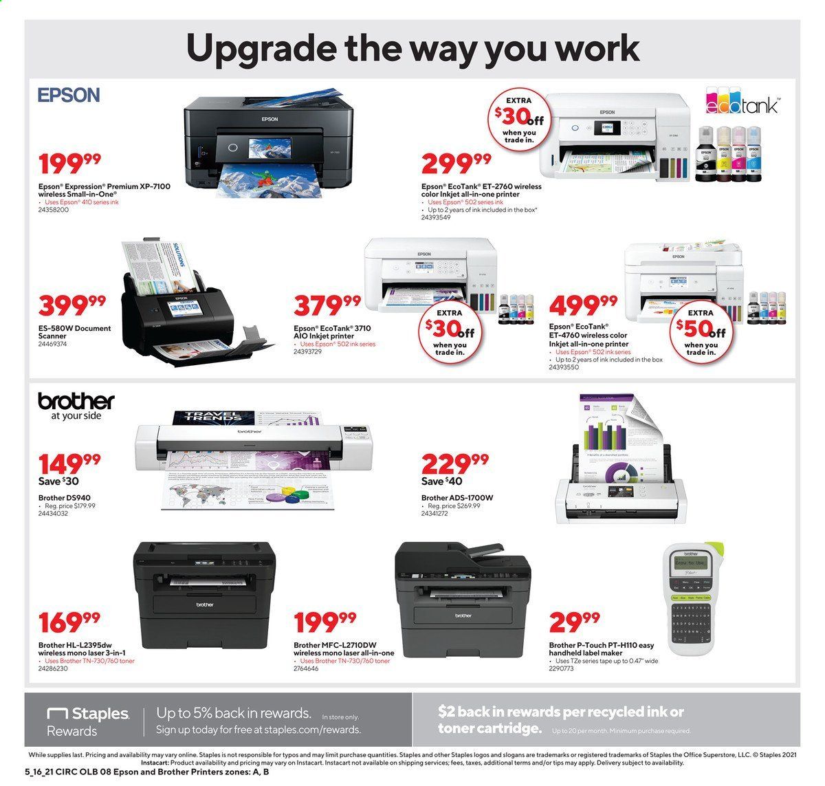Staples Weekly Ad Flyer May 16 to May 22