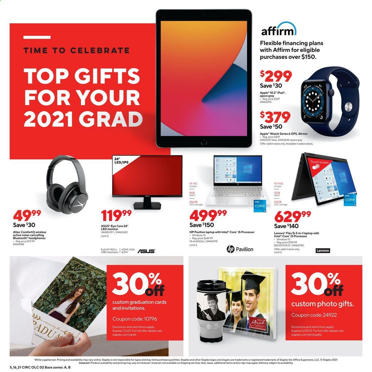 Staples Weekly Ad Flyer May 16 to May 22