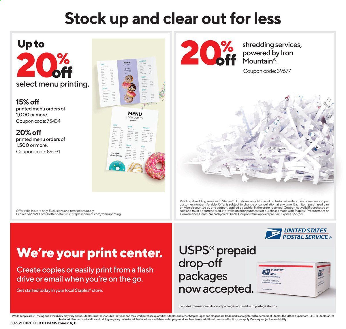 Staples Weekly Ad Flyer May 16 to May 22