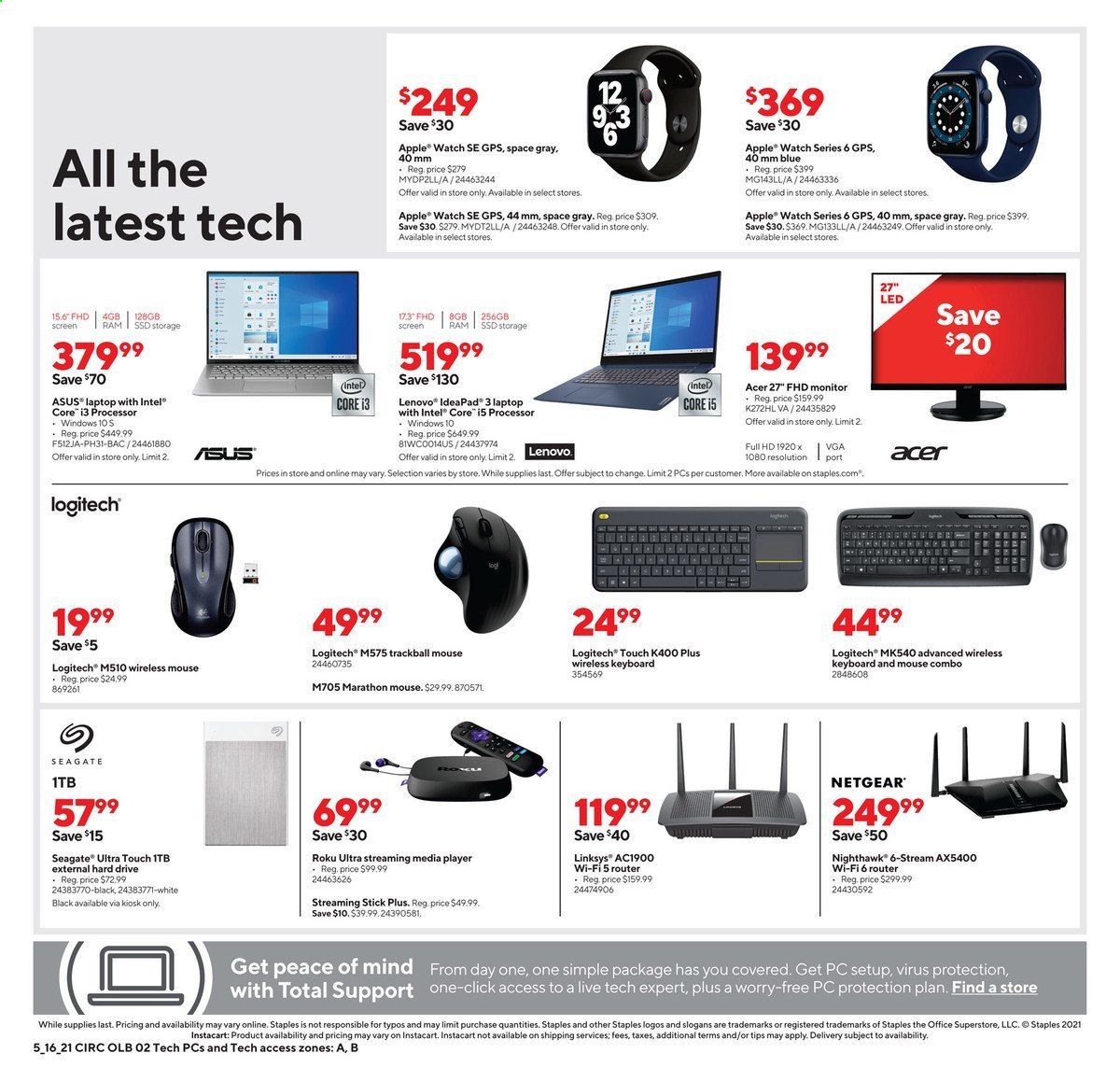 Staples Weekly Ad Flyer May 16 to May 22