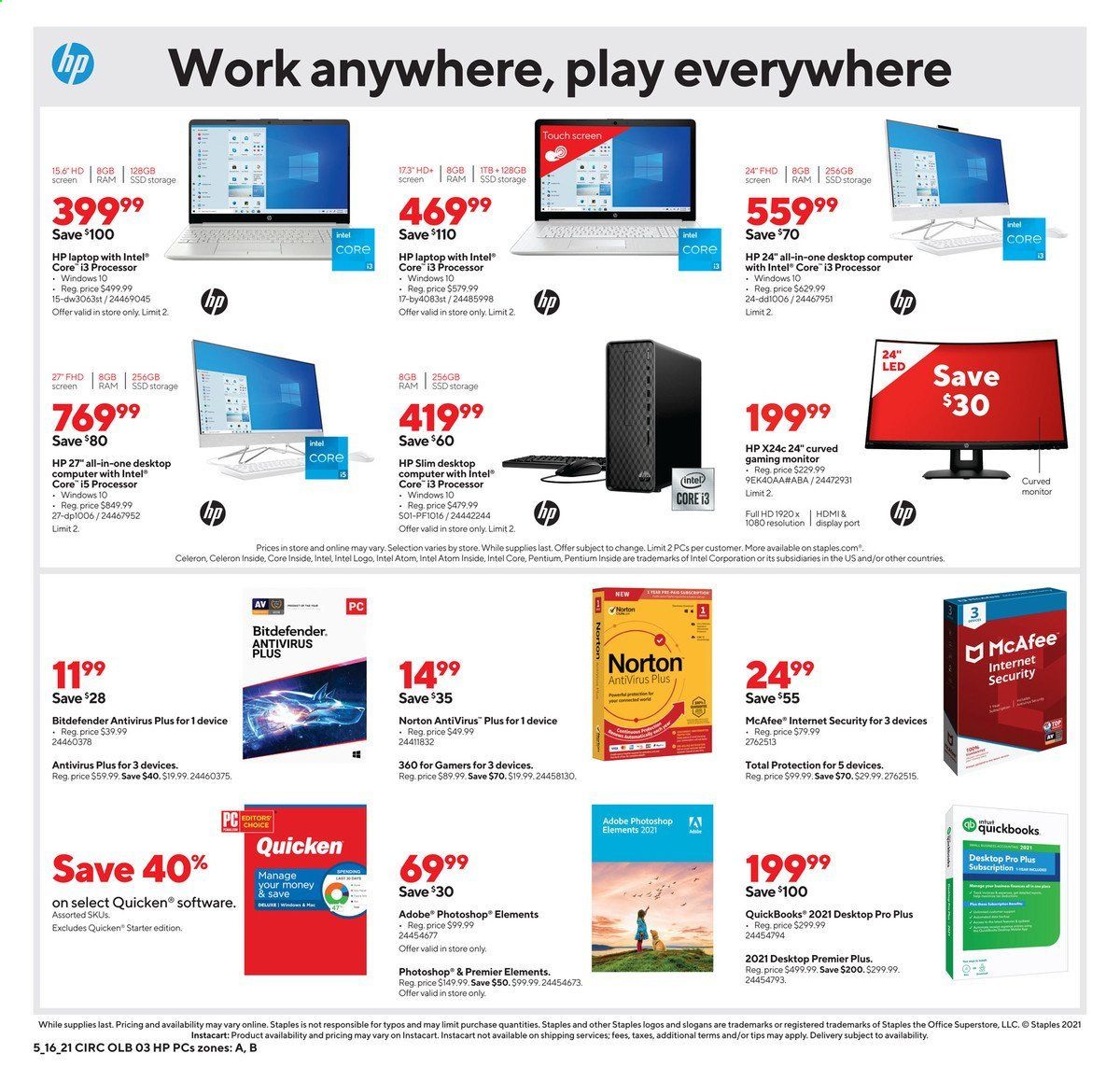 Staples Weekly Ad Flyer May 16 to May 22