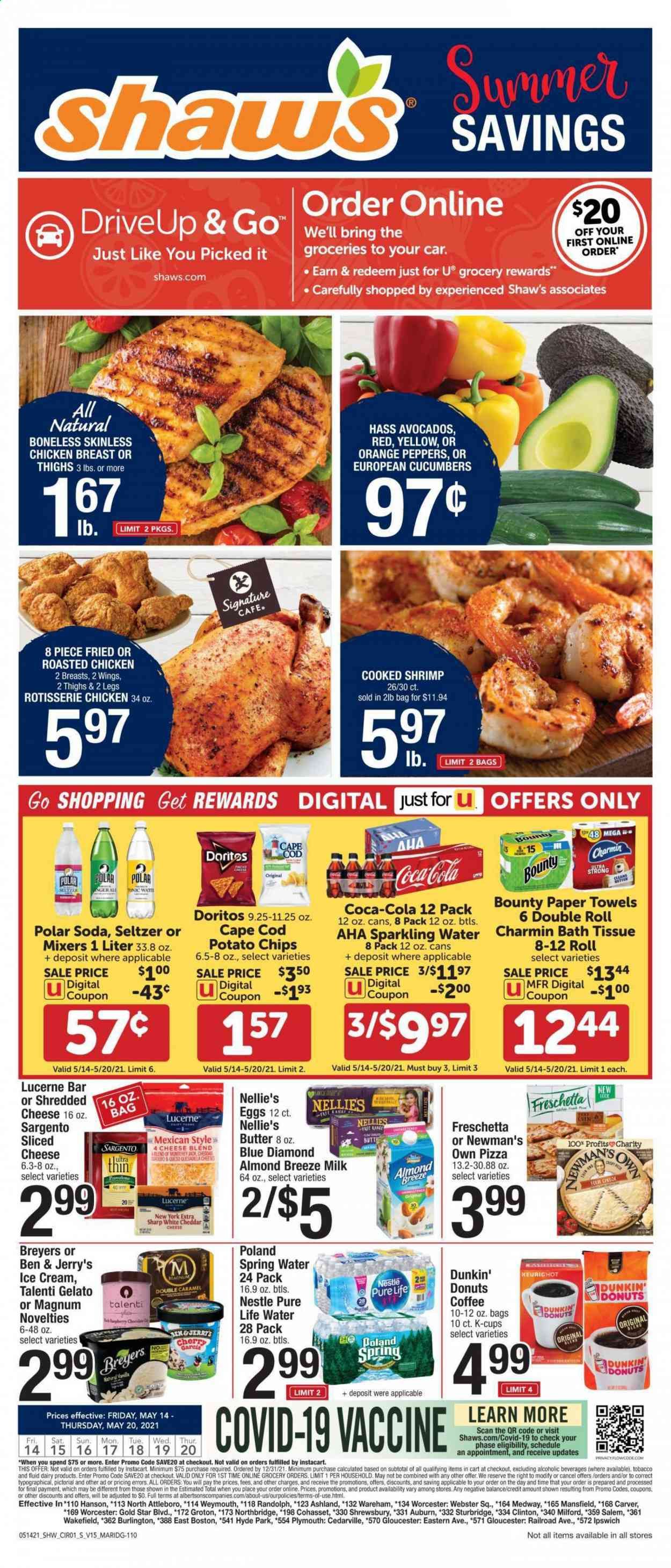 Shaw’s (MA, ME, NH, RI, VT) Weekly Ad Flyer May 14 to May 20