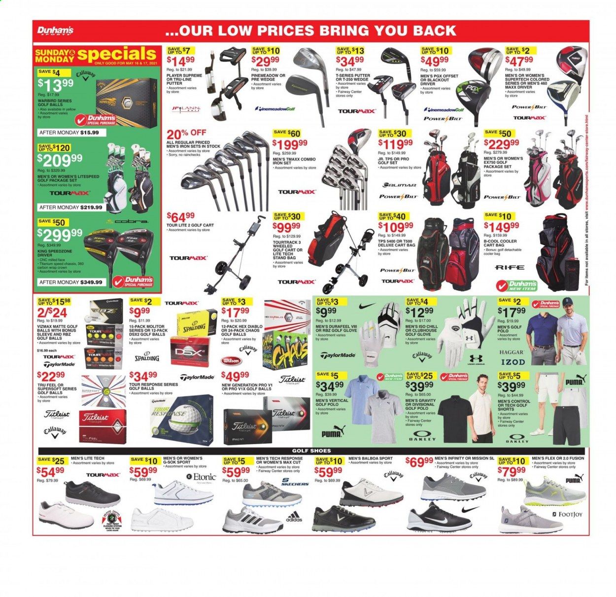 Dunham's Sports Weekly Ad Flyer May 15 to May 20