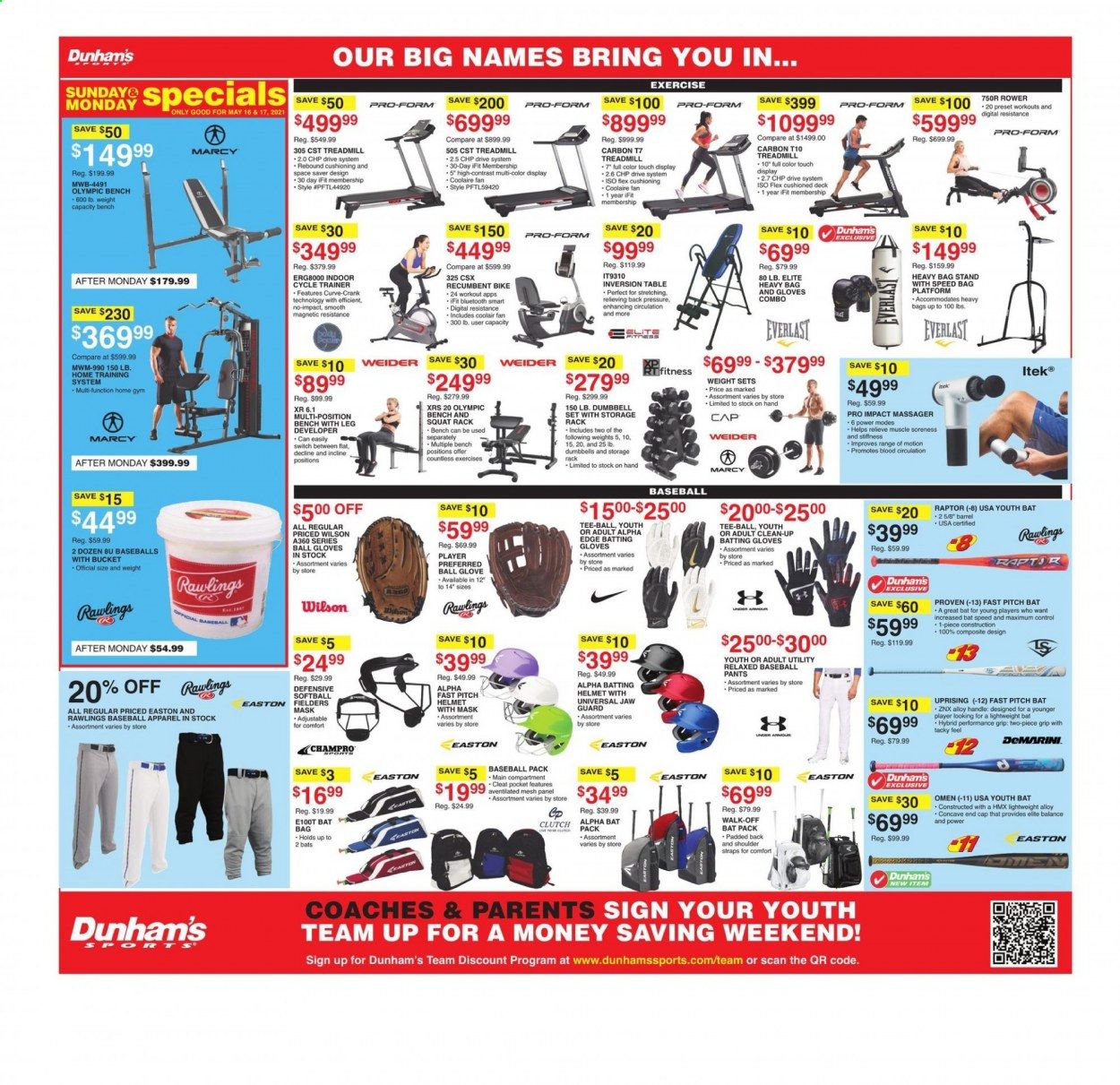 Dunham's Sports (MI, PA, WI) Weekly Ad Flyer May 15 to May 20