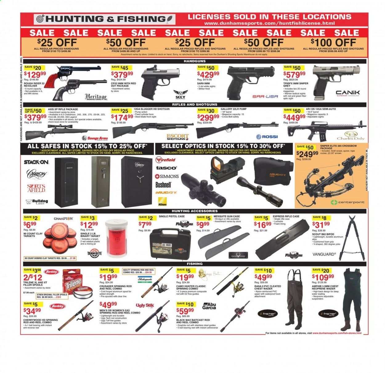 Dunham's Sports (MI, PA, WI) Weekly Ad Flyer May 15 to May 20