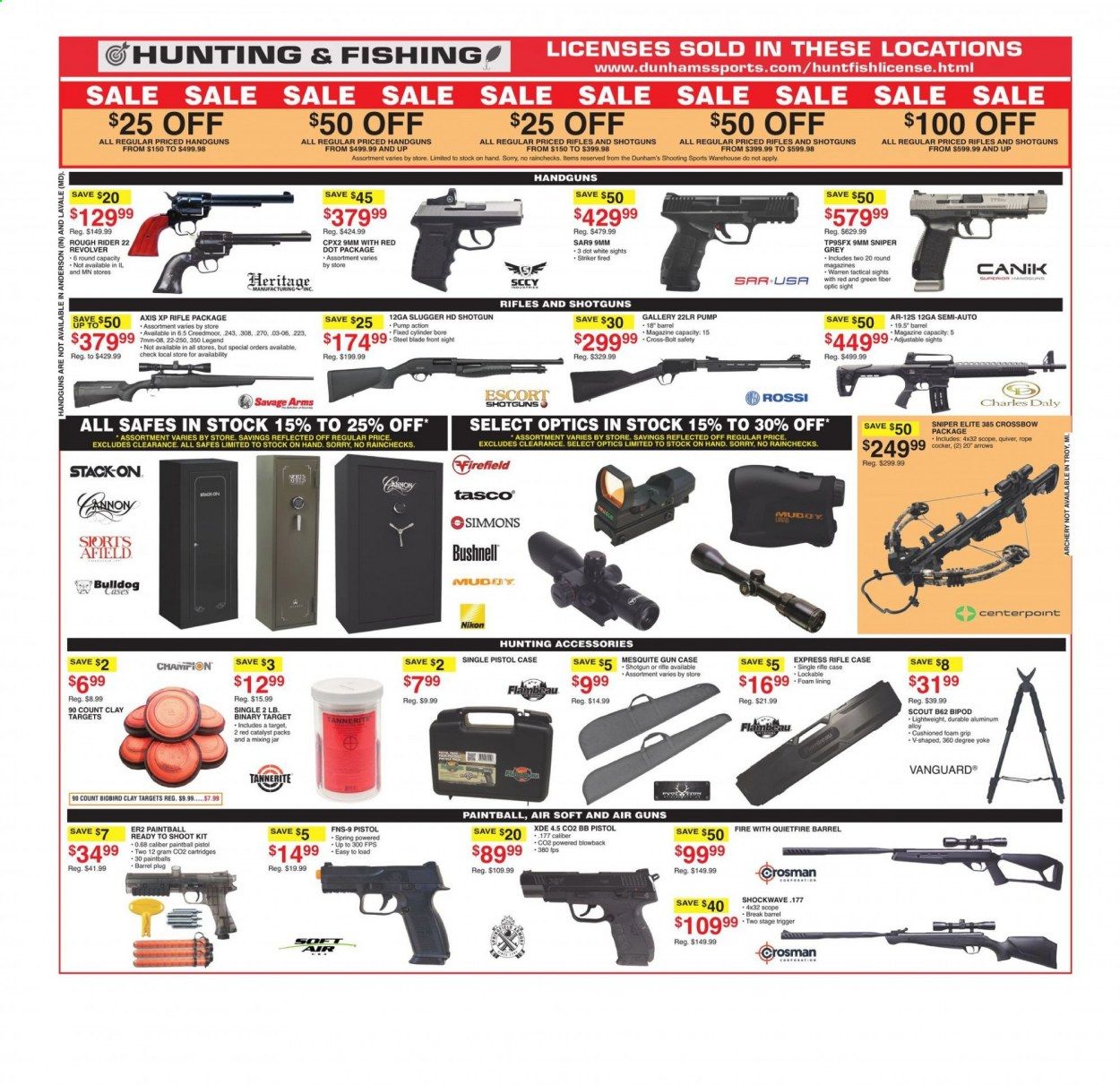 Dunham's Sports (MI, PA) Weekly Ad Flyer May 15 to May 20