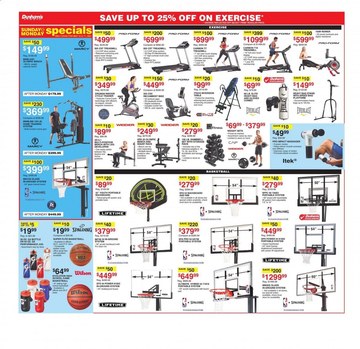 Dunham's Sports (MI, PA) Weekly Ad Flyer May 15 to May 20