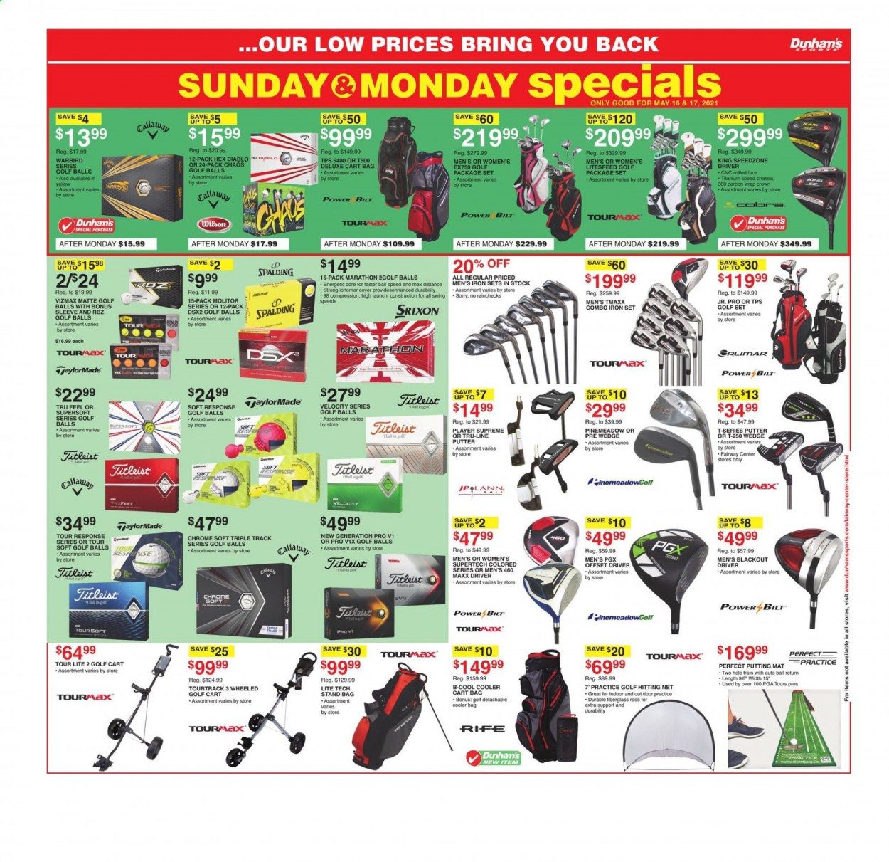 Dunham's Sports (MI, PA) Weekly Ad Flyer May 15 to May 20
