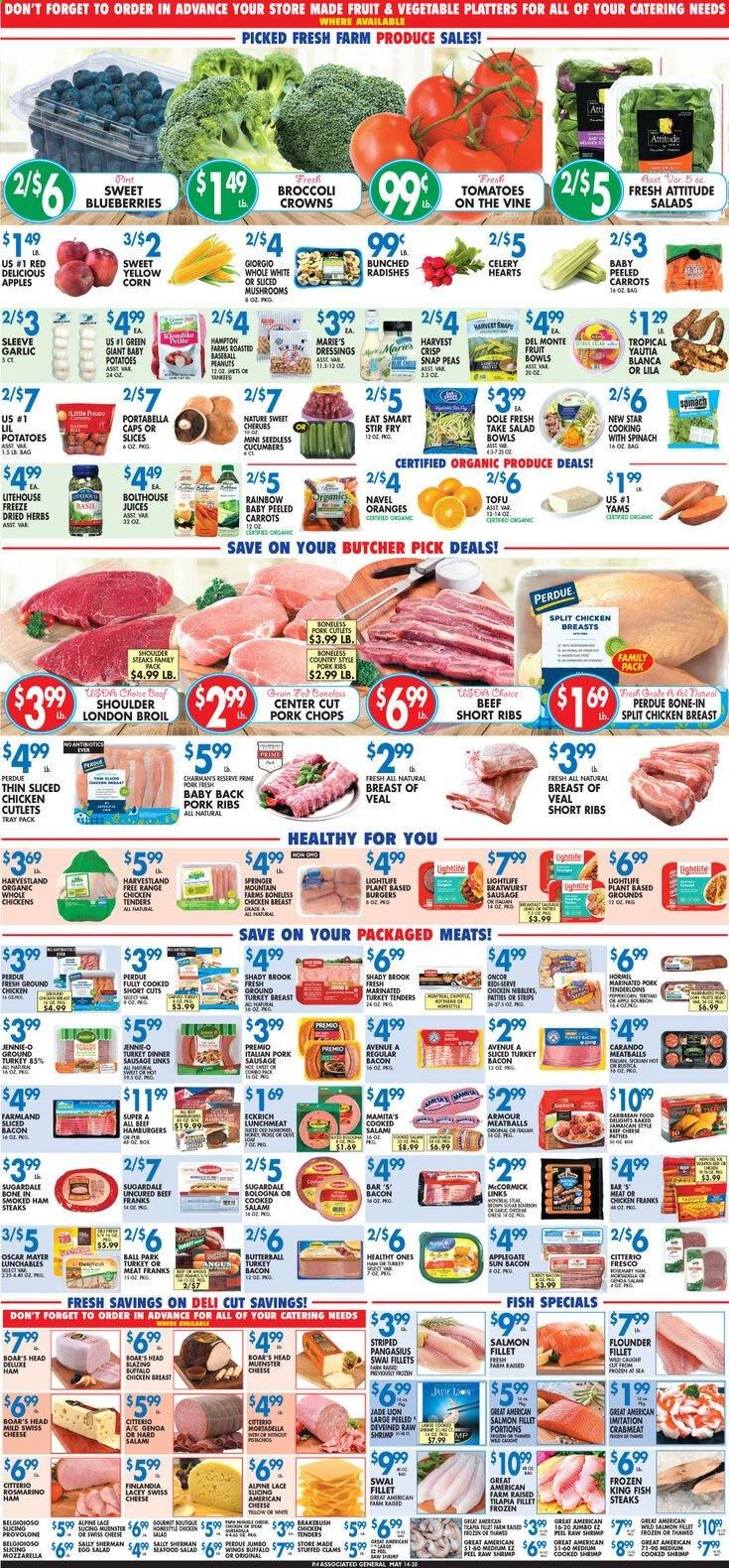 Associated Supermarkets (NY) Weekly Ad Flyer May 14 to May 20