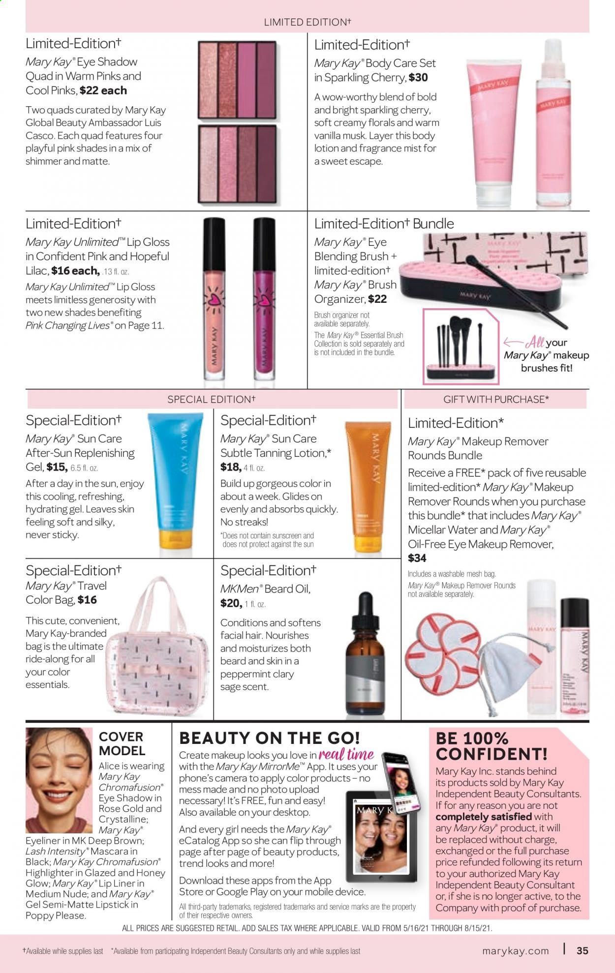 Mary Kay Weekly Ad Flyer May 16 to August 15