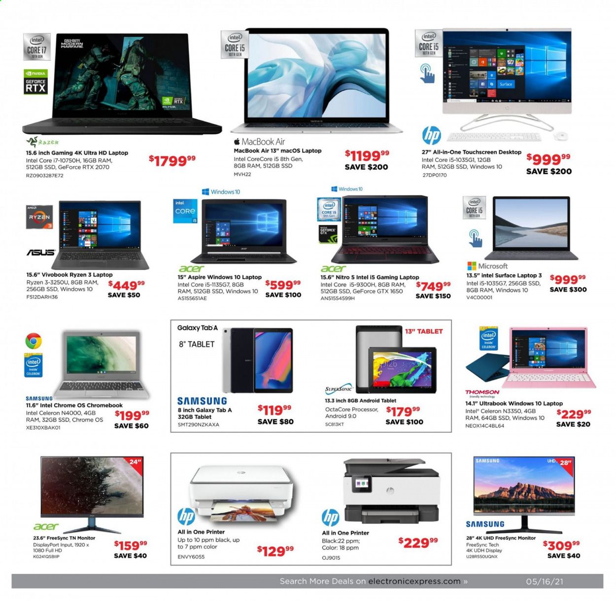 Electronic Express (AL, TN) Weekly Ad Flyer May 16 to May 22