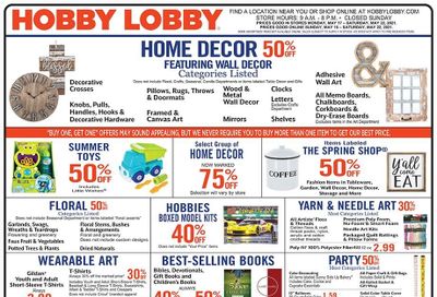 Hobby Lobby Weekly Ad Flyer May 16 to May 22