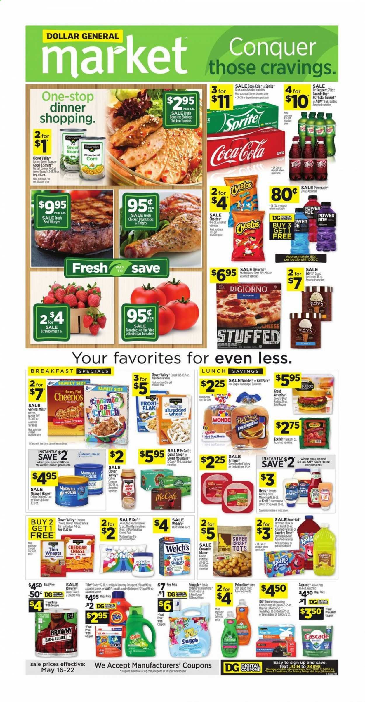 Dollar General (AL, GA, KY, LA, TN) Weekly Ad Flyer May 16 to May 22