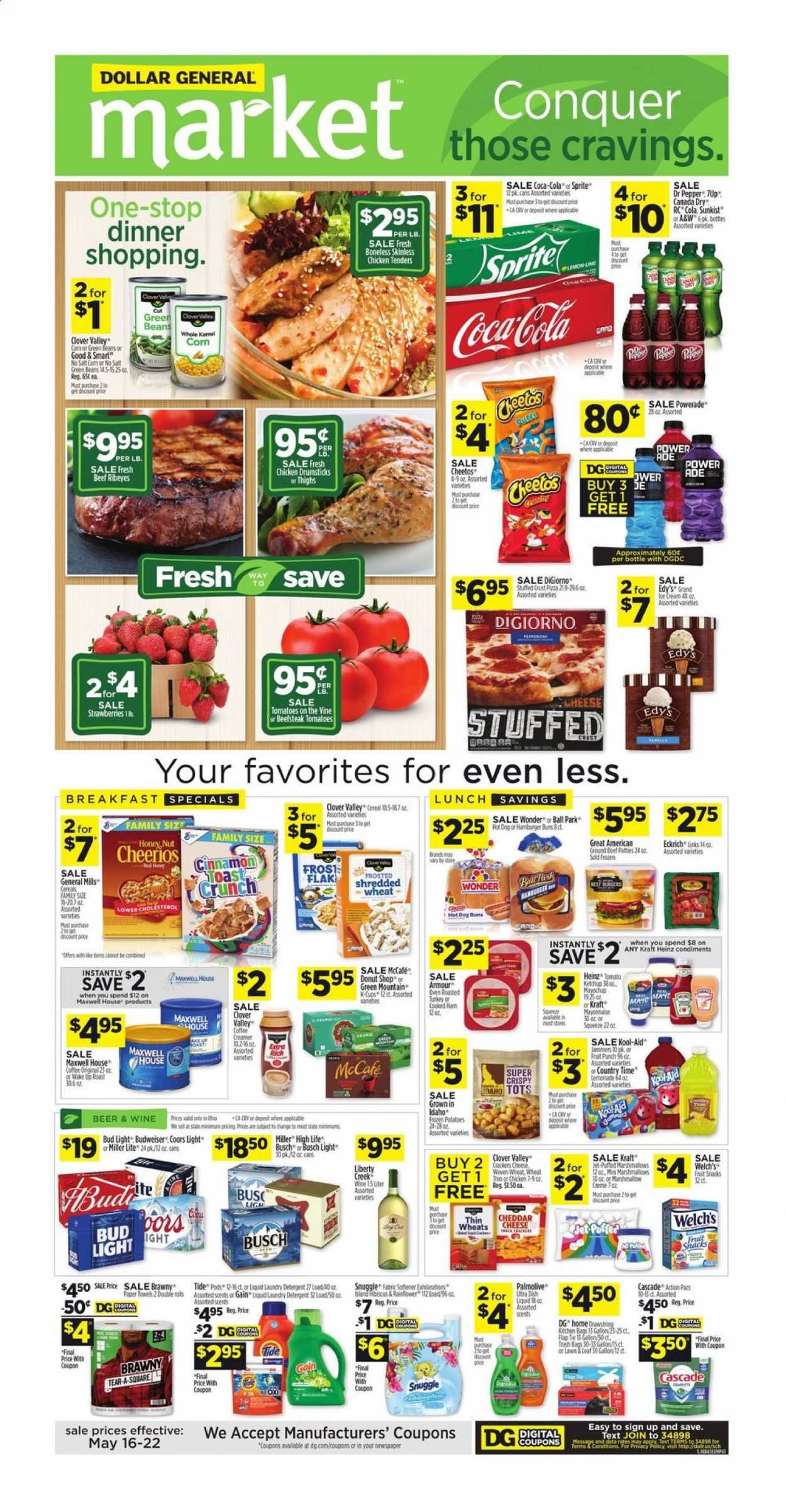 Dollar General (OH) Weekly Ad Flyer May 16 to May 22