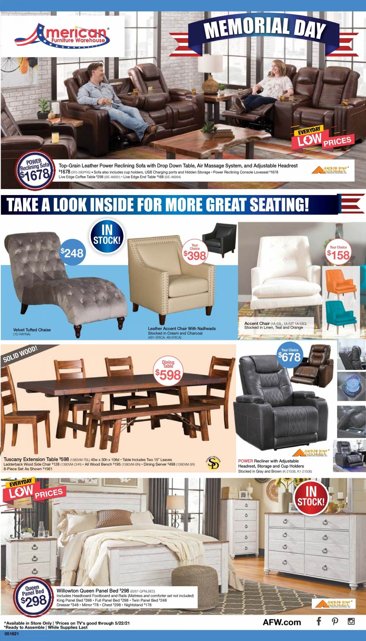 American Furniture Warehouse (AZ, CO, TX) Weekly Ad Flyer May 16 to May 22