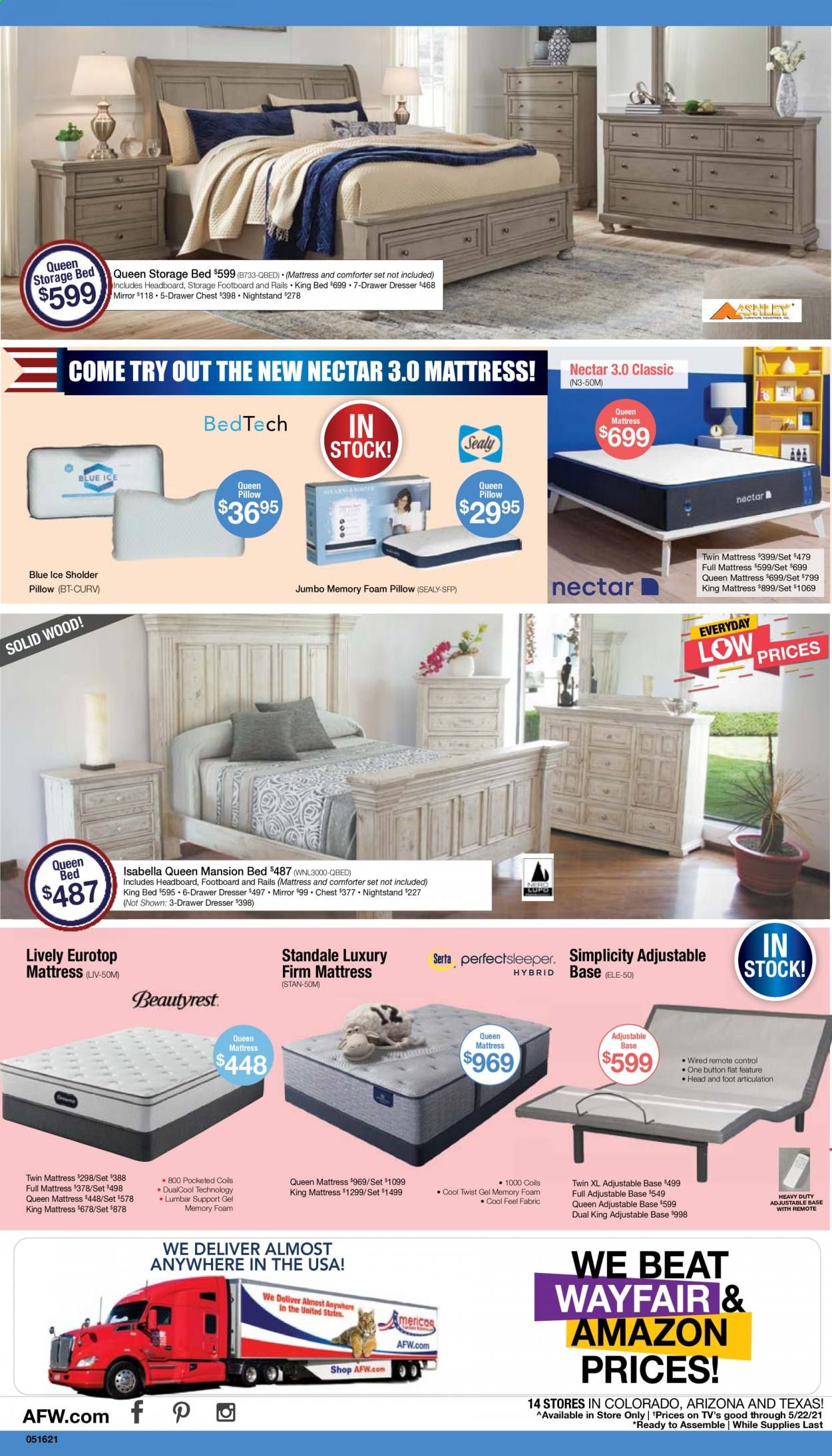 American Furniture Warehouse (AZ, CO, TX) Weekly Ad Flyer May 16 to May 22