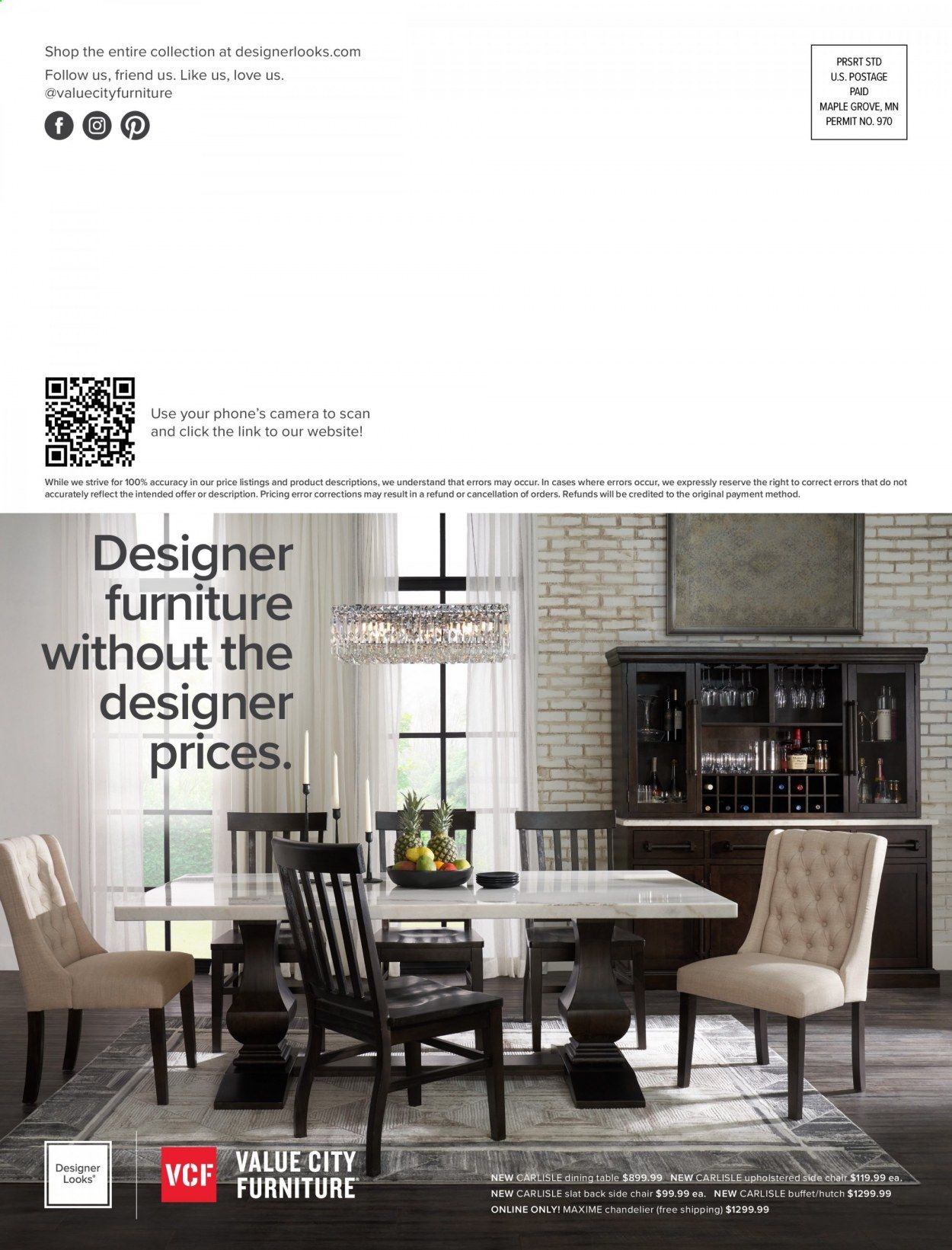 Value City Furniture (IL, IN, MD, MO, NC, NY, OH, SC, VA) Weekly Ad Flyer May 17 to May 24