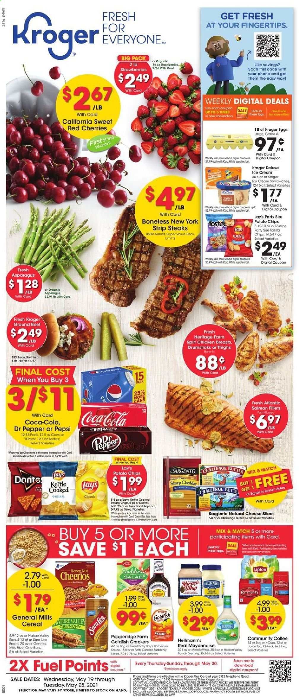 Kroger (GA, IL, LA, MI, OK, SC, TN, TX, VA) Weekly Ad Flyer May 19 to May 25