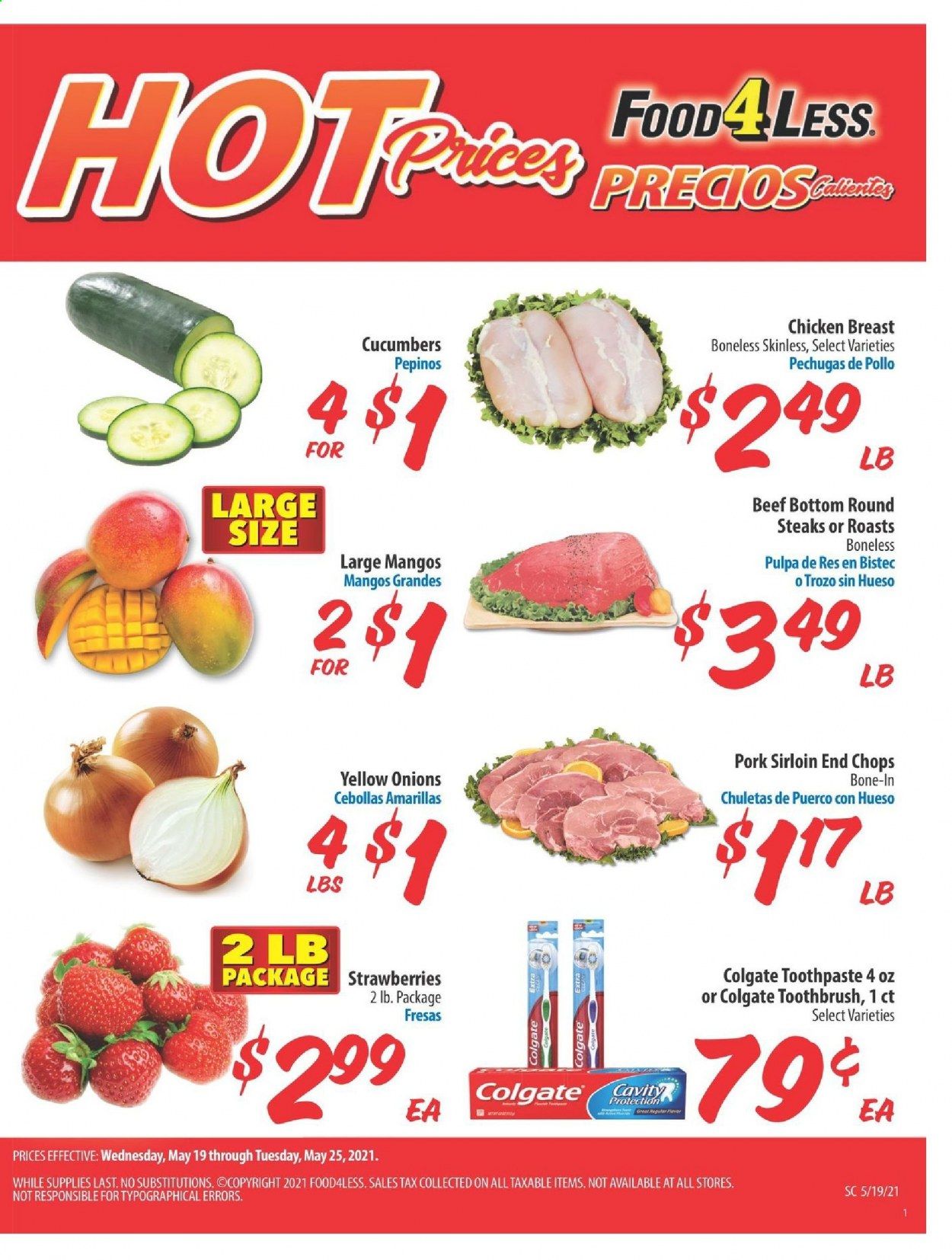 Food 4 Less (CA) Weekly Ad Flyer May 19 to May 25