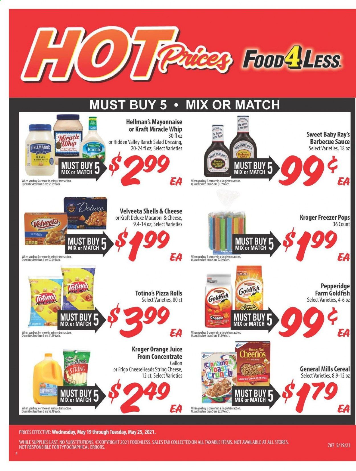 Food 4 Less (IN) Weekly Ad Flyer May 19 to May 25