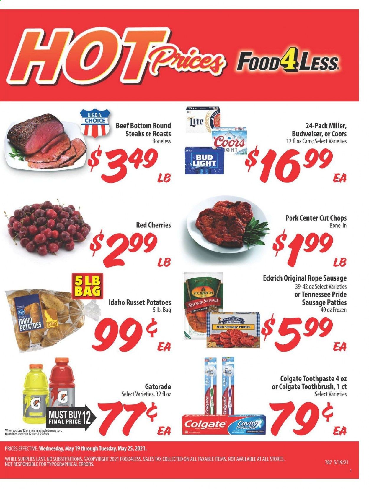 Food 4 Less (IN) Weekly Ad Flyer May 19 to May 25