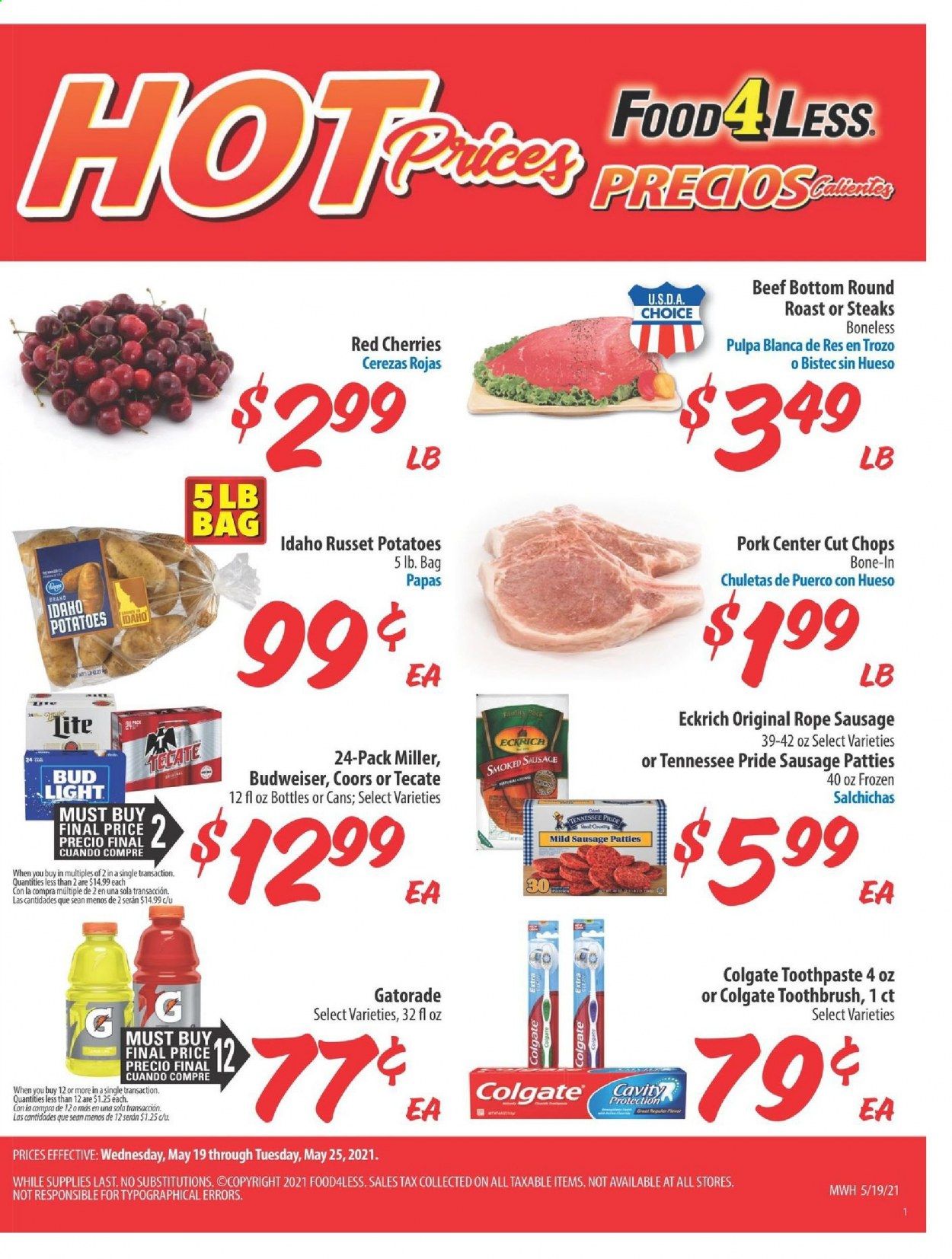 Food 4 Less (IL) Weekly Ad Flyer May 19 to May 25