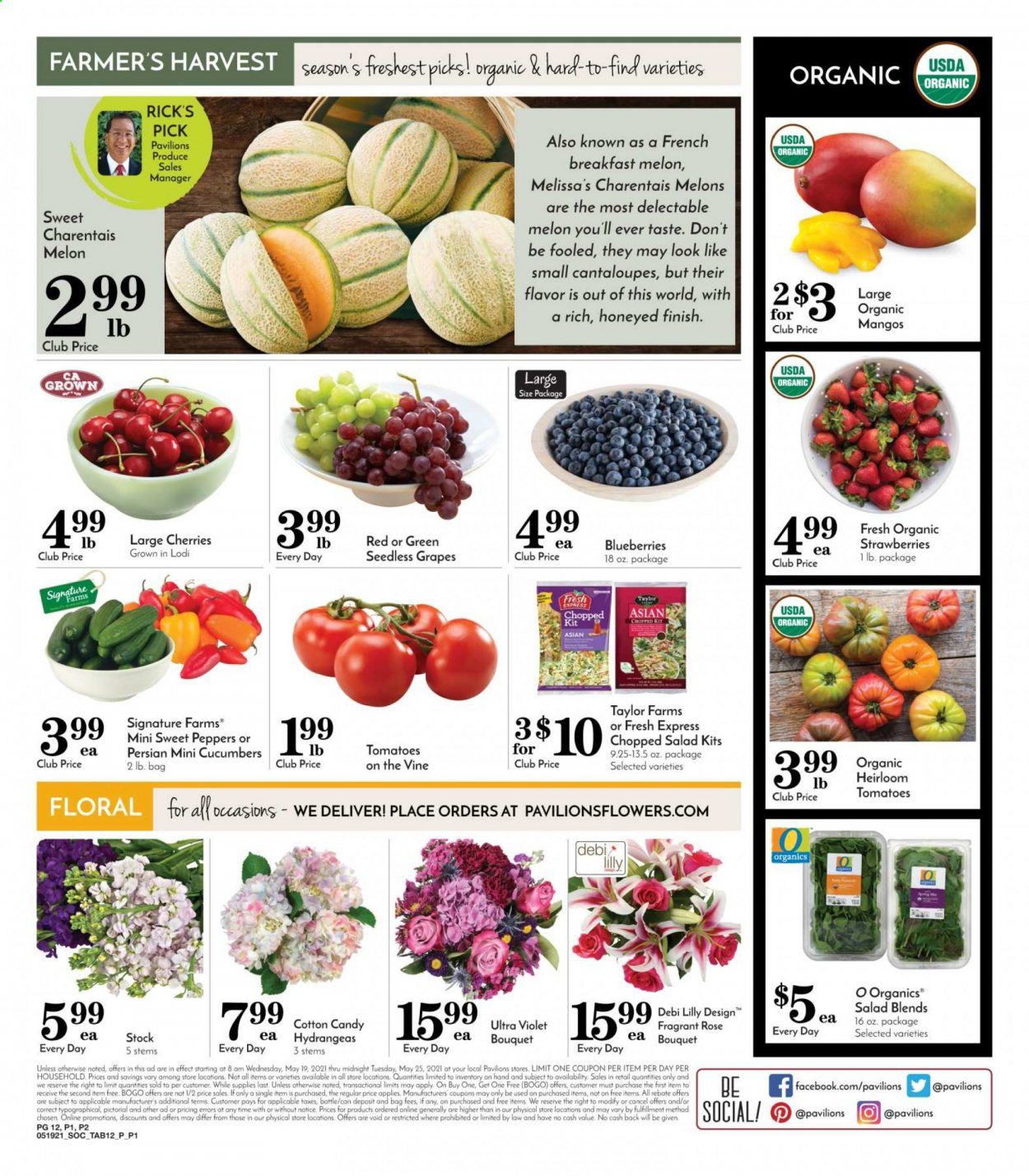 Pavilions (CA) Weekly Ad Flyer May 19 to May 25