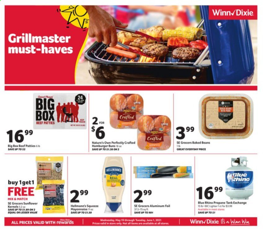 Winn Dixie (AL, FL, GA, LA) Weekly Ad Flyer May 19 to June 1