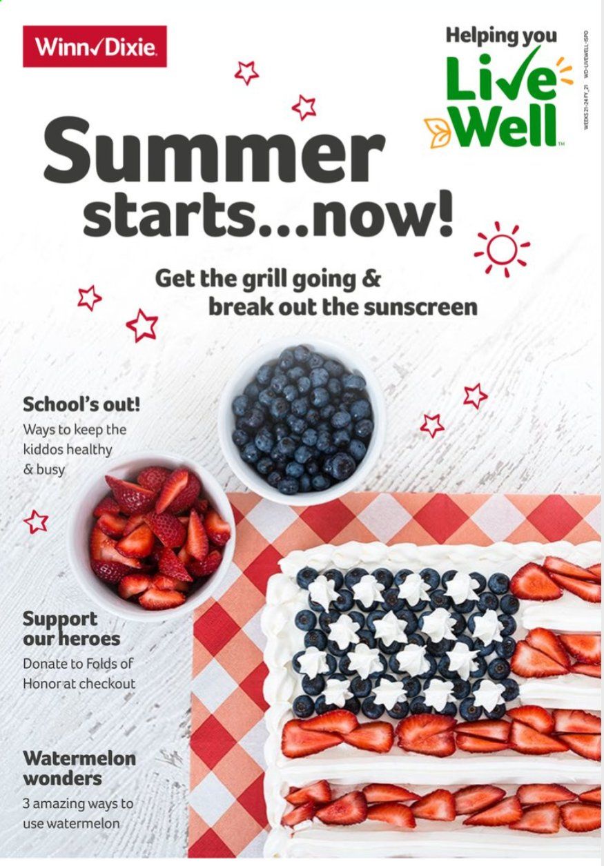 Winn Dixie (AL, FL, GA, LA) Weekly Ad Flyer May 19 to June 15