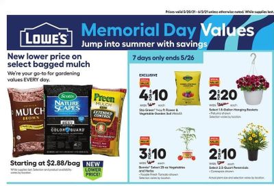 Lowe's Weekly Ad Flyer May 20 to June 2
