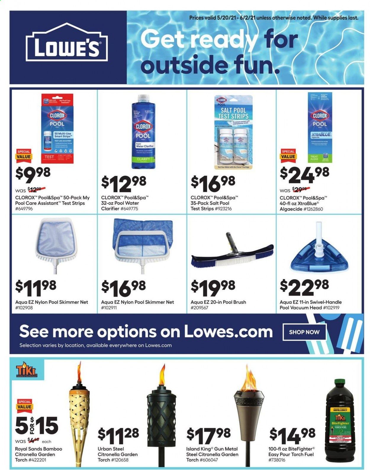 Lowe's Weekly Ad Flyer May 20 to June 2