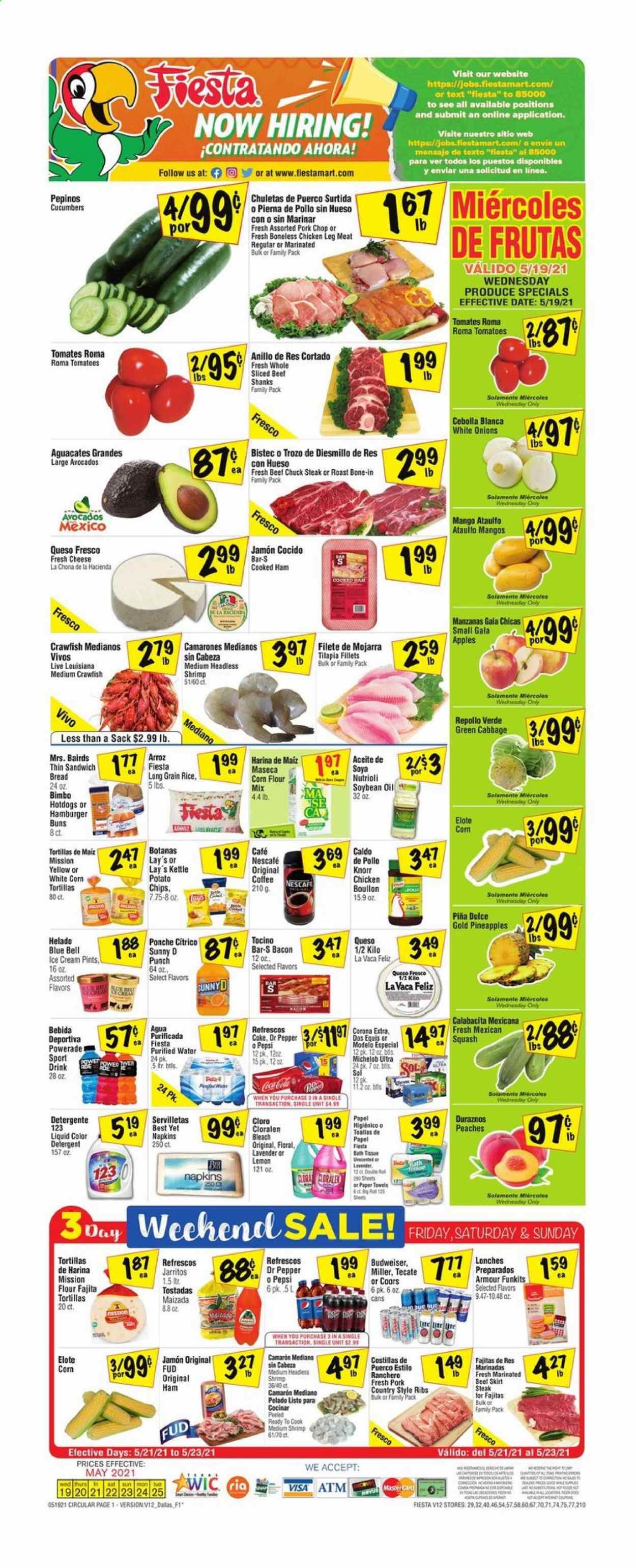 Fiesta Mart (TX) Weekly Ad Flyer May 19 to May 25
