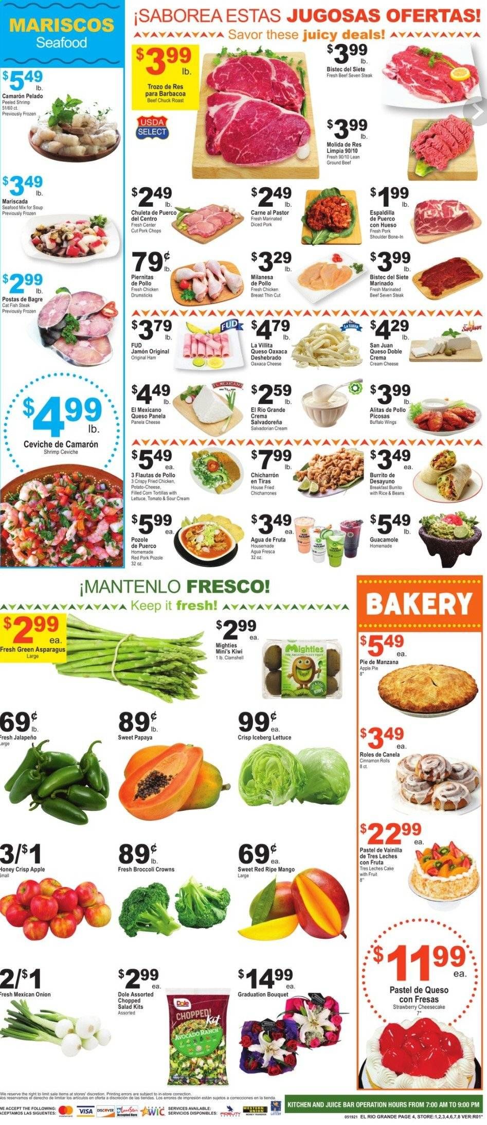 El Rio Grande (10, 21, 25, 30, 34, 53, 90) Weekly Ad Flyer May 19 to May 25