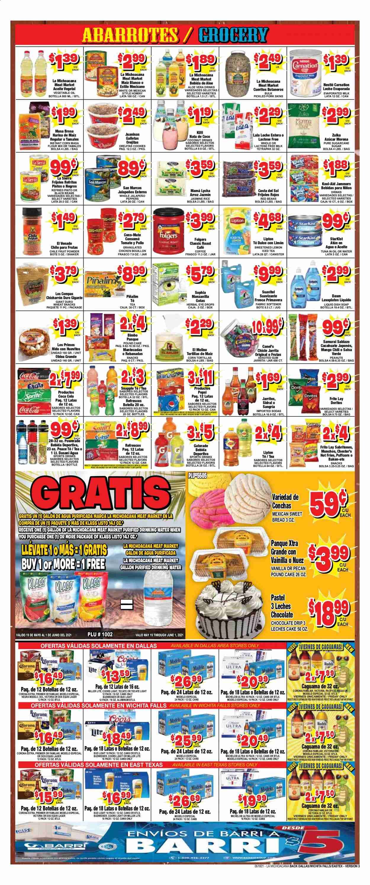 La Michoacana Meat Market (TX) Weekly Ad Flyer May 19 to June 1