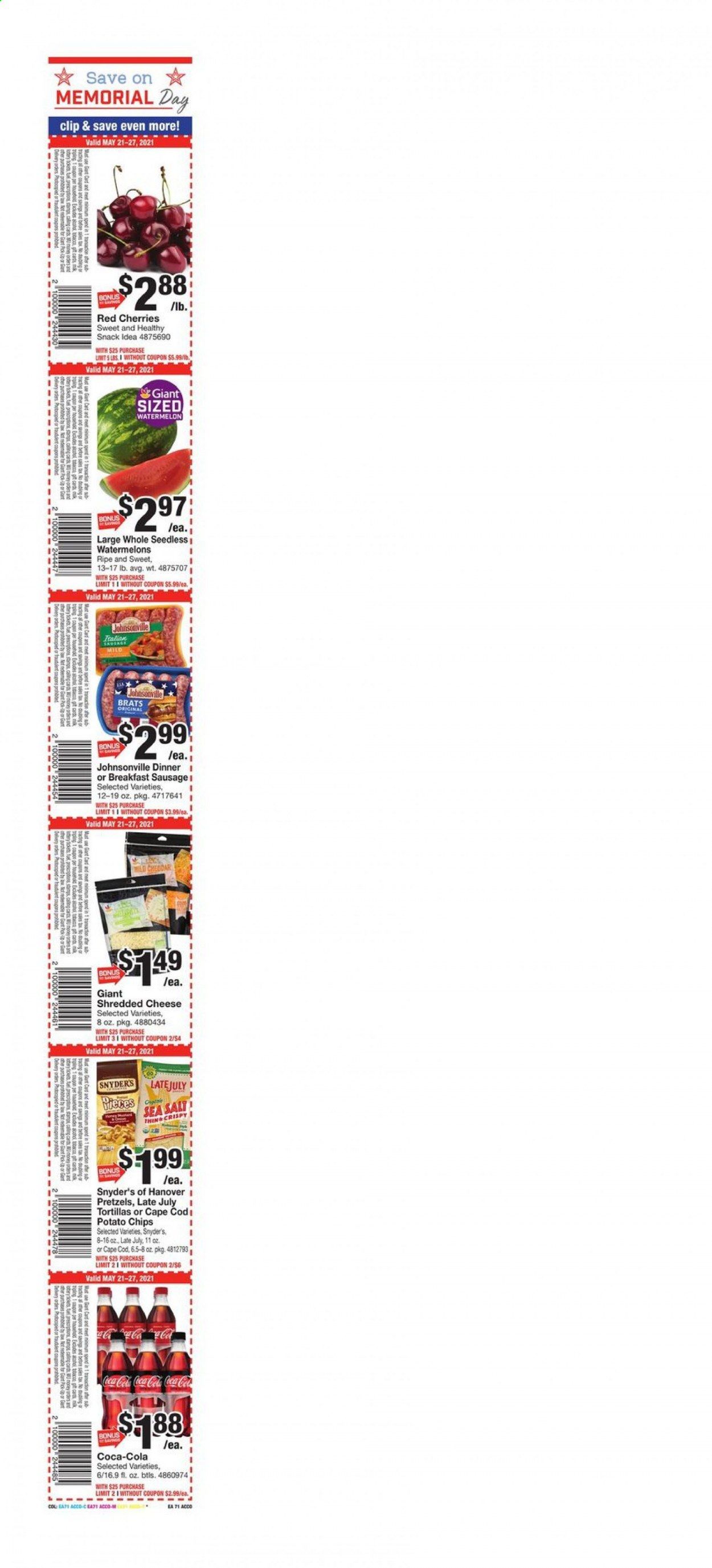 Giant Food (DE, MD, VA) Weekly Ad Flyer May 21 to May 27