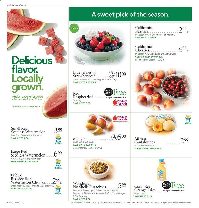 Publix (AL, FL, GA, NC, SC, TN) Weekly Ad Flyer May 20 to May 26