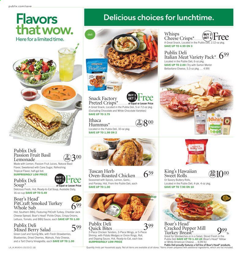 Publix (AL, FL, GA, NC, SC, TN) Weekly Ad Flyer May 20 to May 26