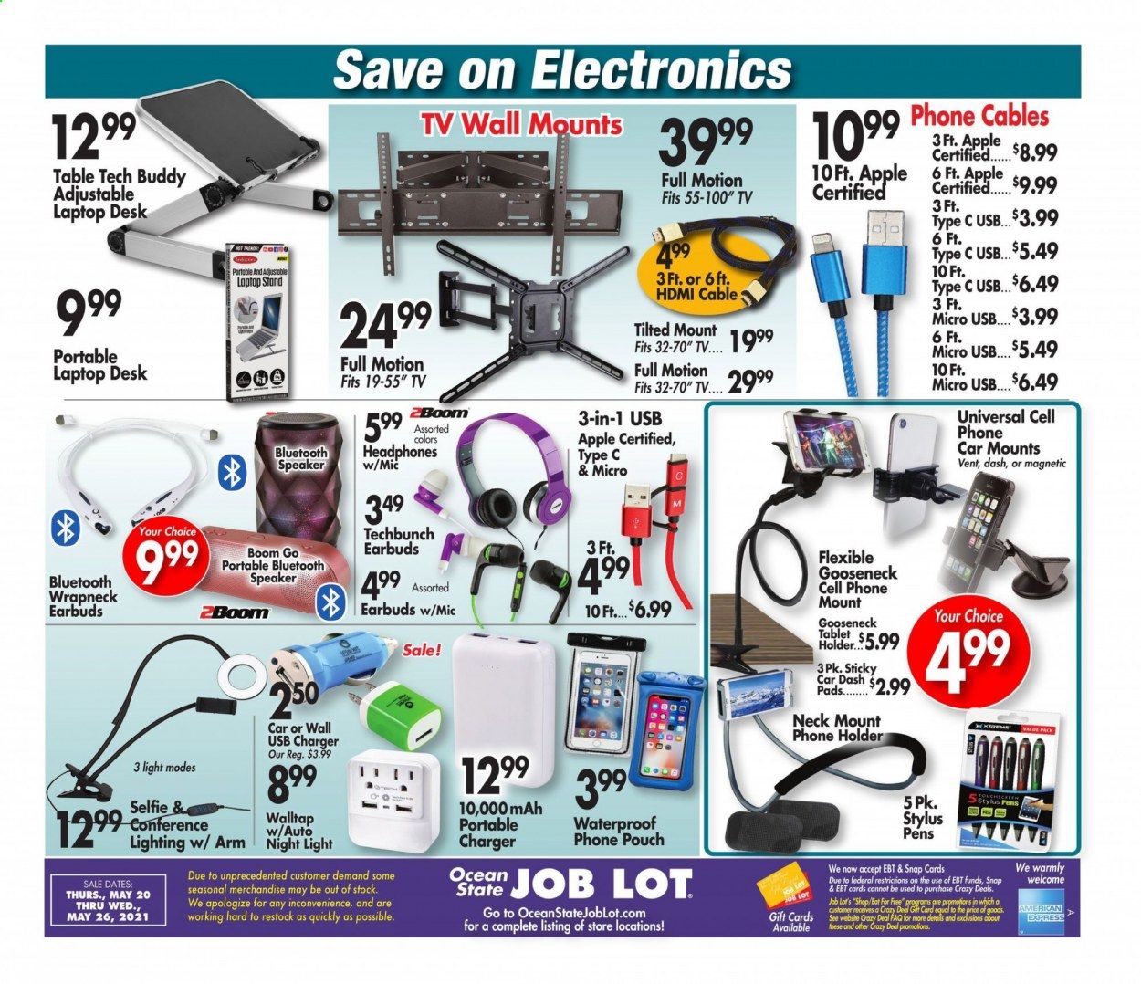Ocean State Job Lot (CT, MA, ME, NH, NJ, NY, RI) Weekly Ad Flyer May 20 to May 26