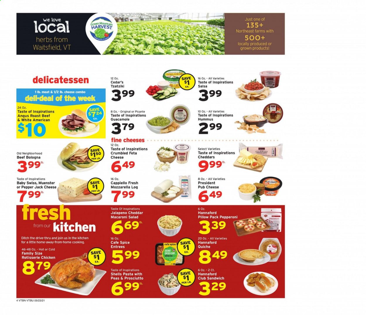Hannaford (VT) Weekly Ad Flyer May 23 to May 29