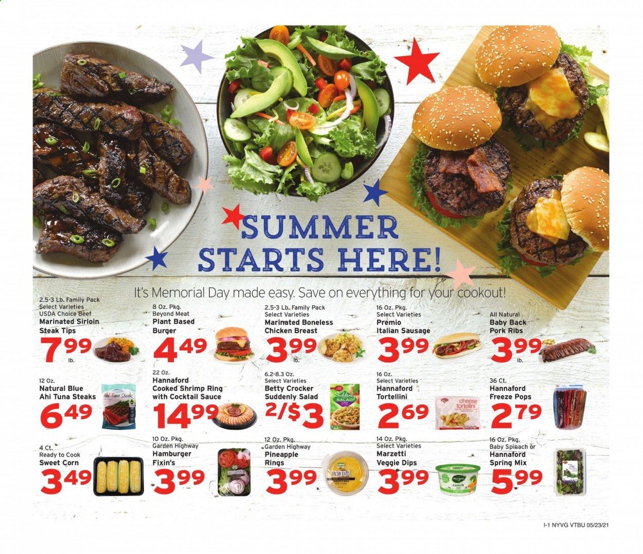Hannaford (VT) Weekly Ad Flyer May 23 to May 29
