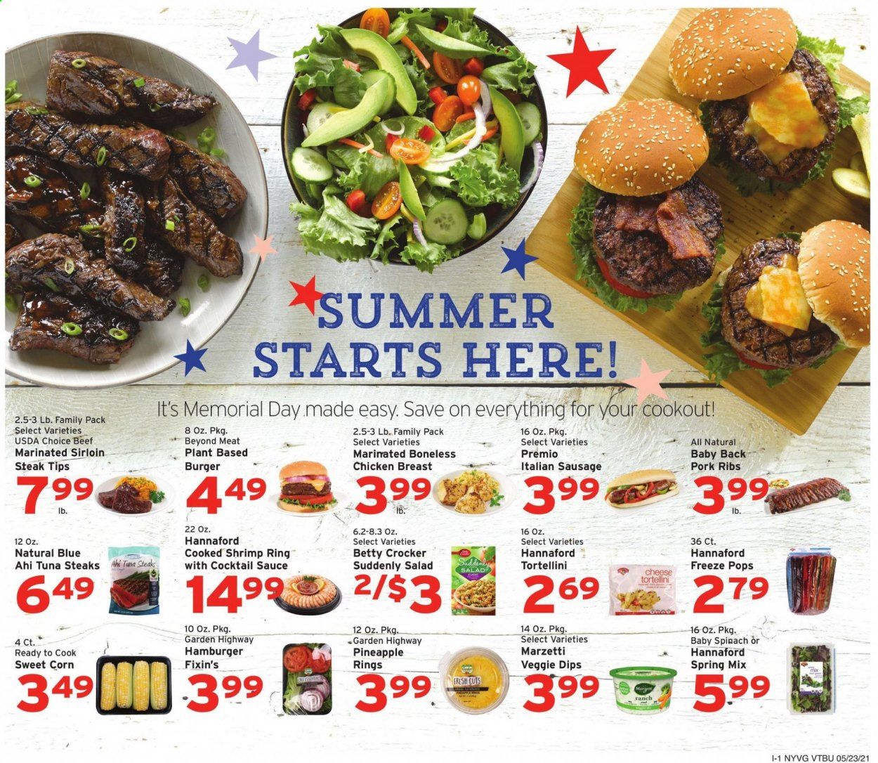 Hannaford (NY) Weekly Ad Flyer May 23 to May 29