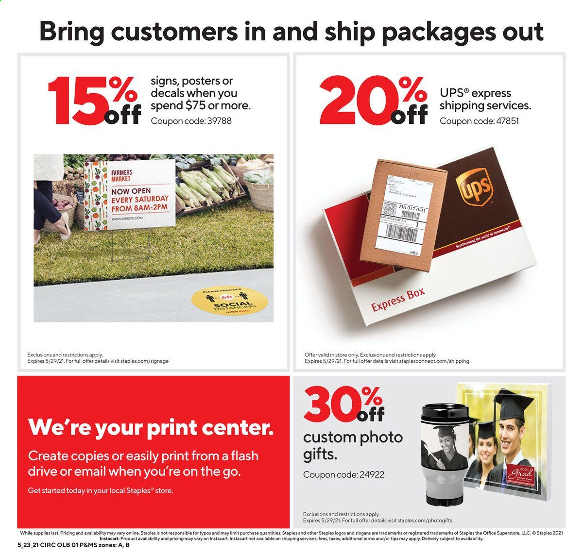 Staples Weekly Ad Flyer May 23 to May 29