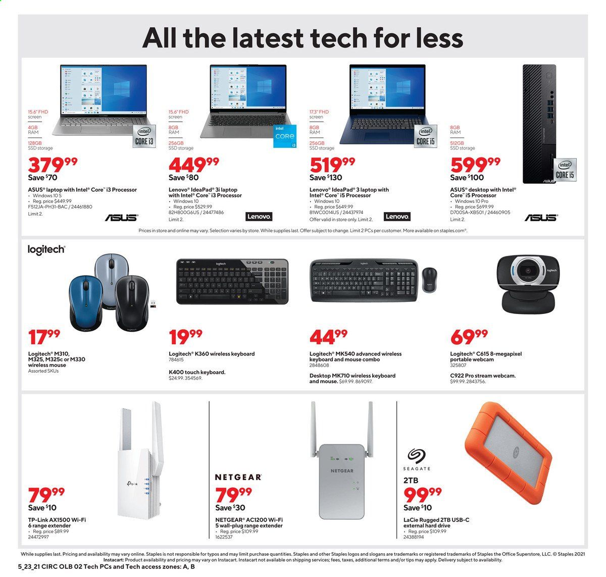 Staples Weekly Ad Flyer May 23 to May 29
