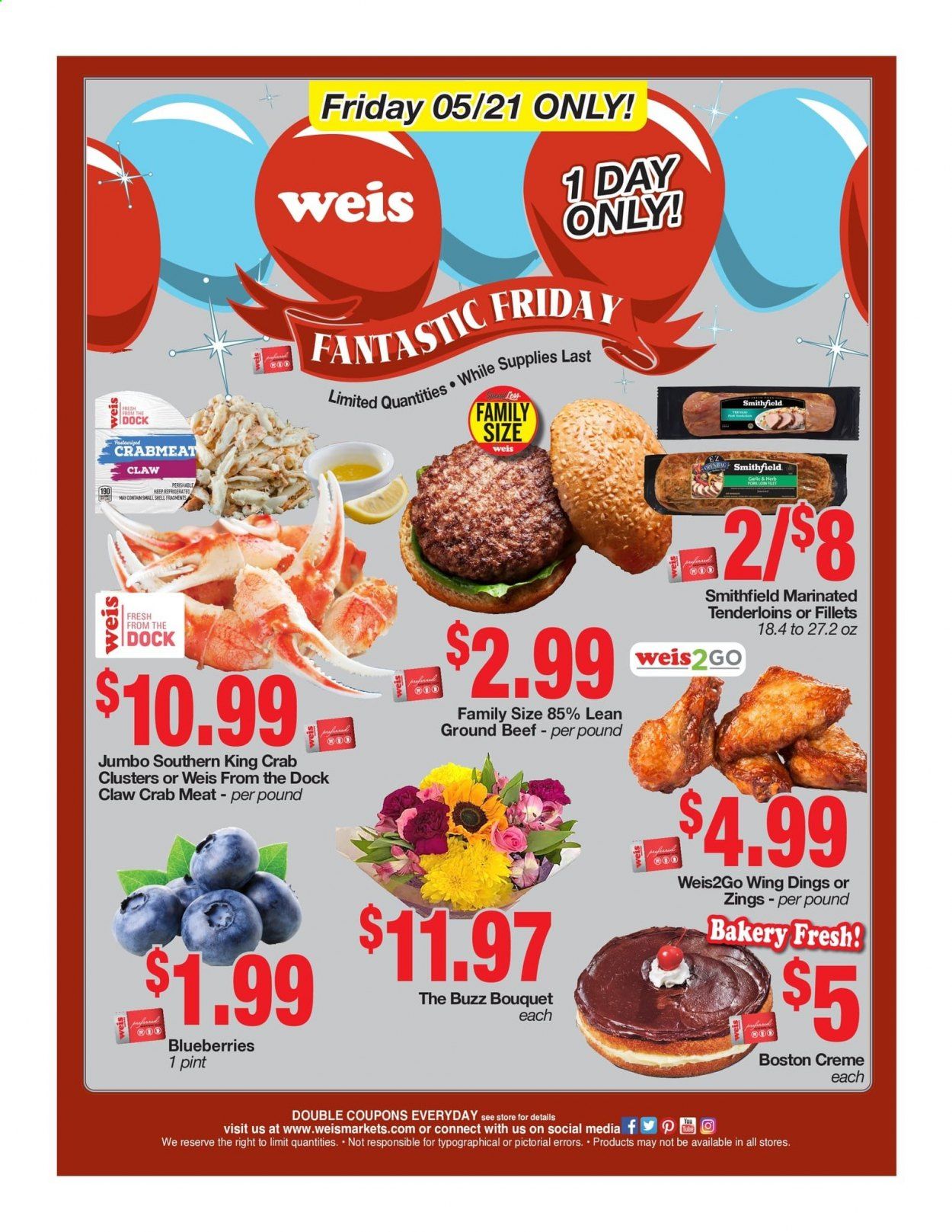 Weis (MD, NY, PA) Weekly Ad Flyer May 21 to May 21