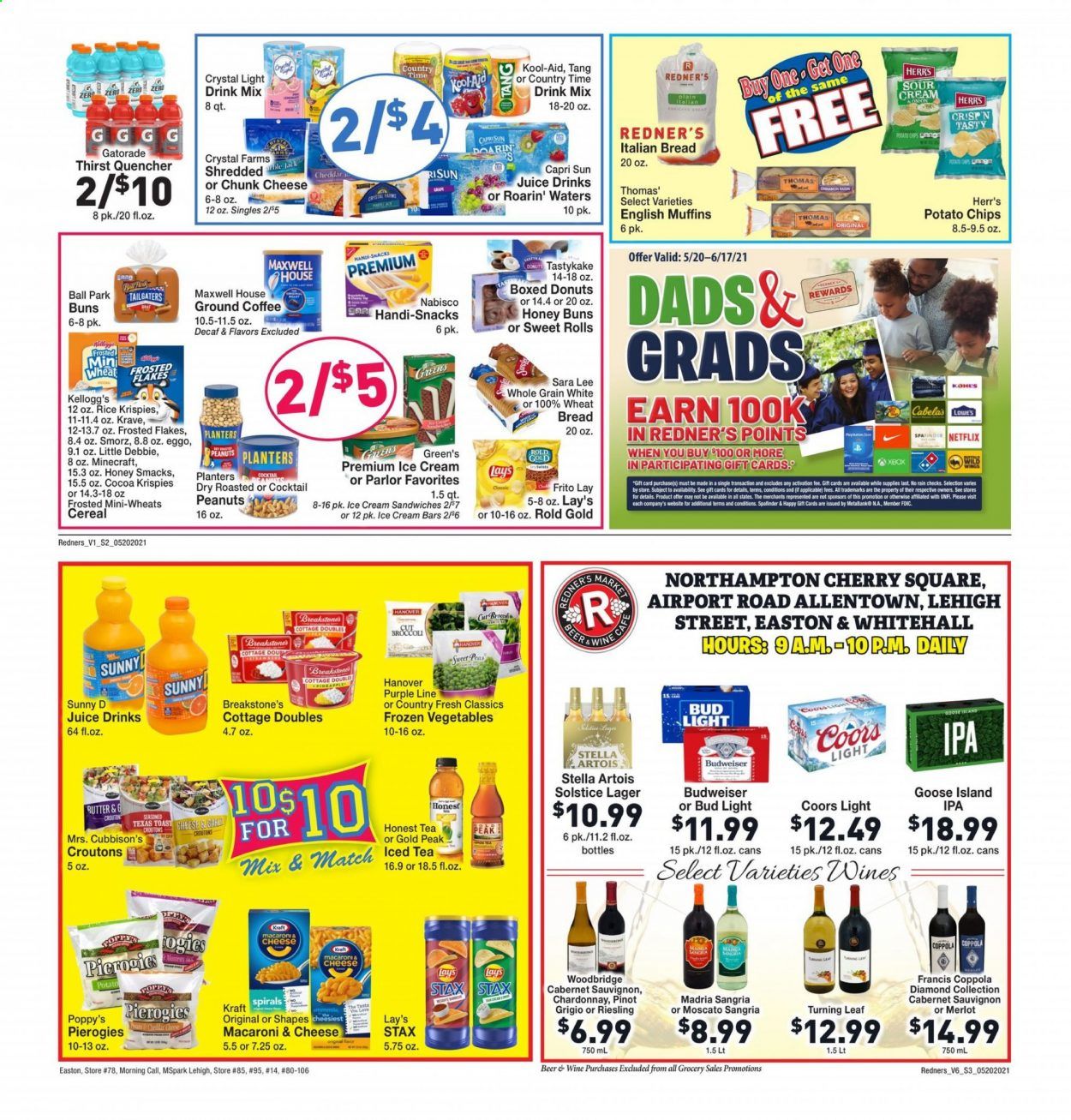 Redner's Markets (DE, MD, PA) Weekly Ad Flyer May 20 to May 26