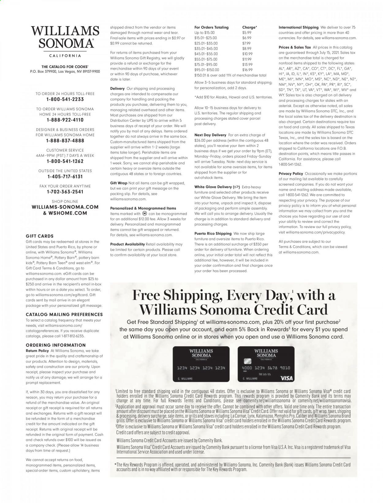 Williams-Sonoma Weekly Ad Flyer May 21 to May 28