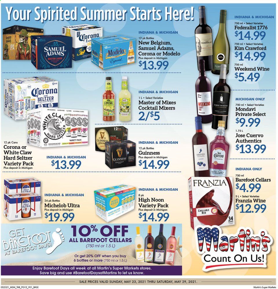 Martin’s (IN, MI) Weekly Ad Flyer May 23 to May 29