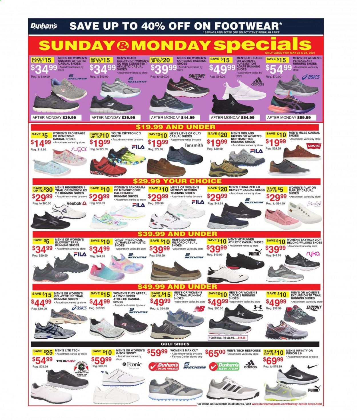 Dunham's Sports Weekly Ad Flyer May 22 to May 27