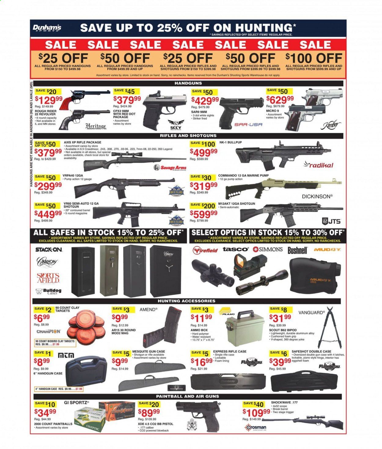 Dunham's Sports Weekly Ad Flyer May 22 to May 27